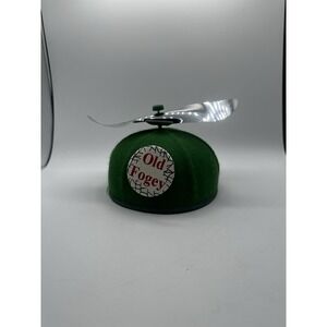 Vintage Jhats Old Fogey Propeller Hat Green Novelty Helicopter Cap USA